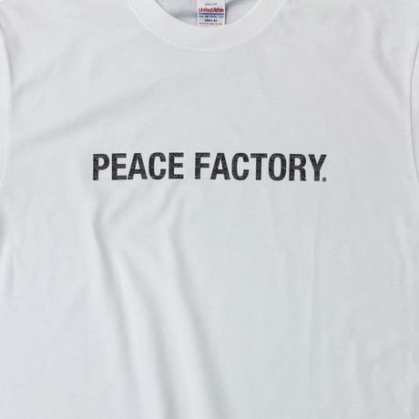PEACE FACTORY 世界言語 半袖Tシャツ #ホワイト