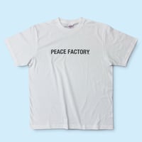 PEACE FACTORY 世界言語 半袖Tシャツ #ホワイト