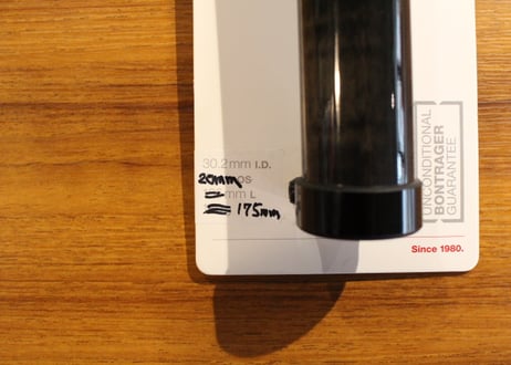 Bontrager carbon Seatmast cap エモンダ用 175mmx20mm