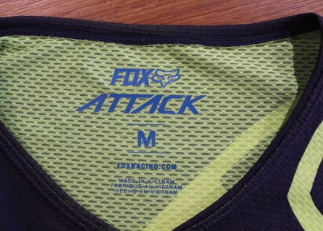 FOX Racing Attack Short Sleeve Jersey Yellow M