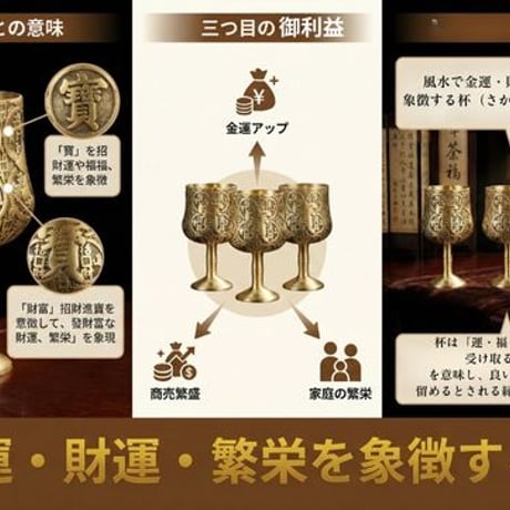 龍神財杯｜金運・財運・繁栄を呼び込む風水の杯｜龍の水入れ