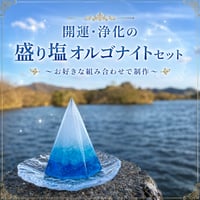 開運・浄化の盛り塩オルゴナイトセット ～お好きな組み合わせで制作～