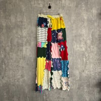 パッチワークロングパンツ【カラフル】