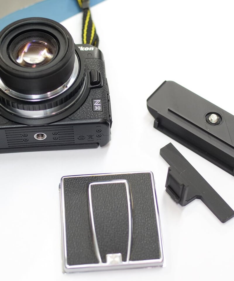 Nikon Z30用 ハッセル・ファインダーフードブラケット | muk 3D