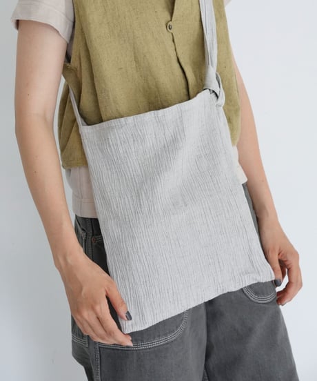SOMEYA+kéngo+puraa / cotton banana yoryu adjustable strap tote (2 COLORS)