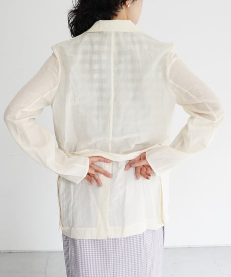 AS YET UNNAMED. - 'the essential line' / Tailored Shirts Jacket (3 COLORS)