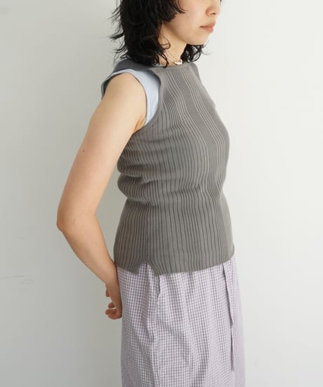 JöICEADDED / Subtle Accent Camisole Knit (2 COLORS)