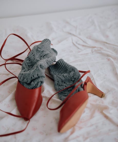 Laceflowersocks / lily of the valley (6 COLORS)