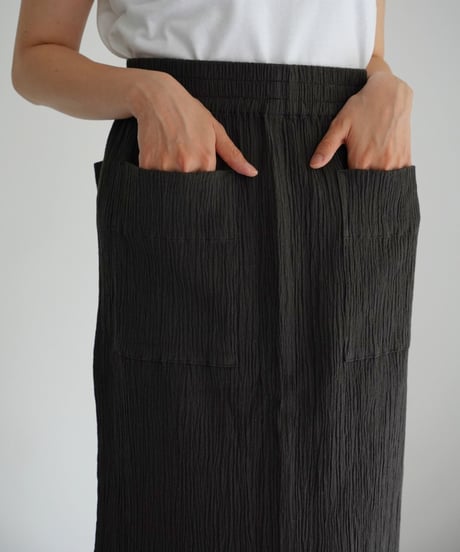 kéngo /cotton banana yoryu long skirt (2 COLORS)