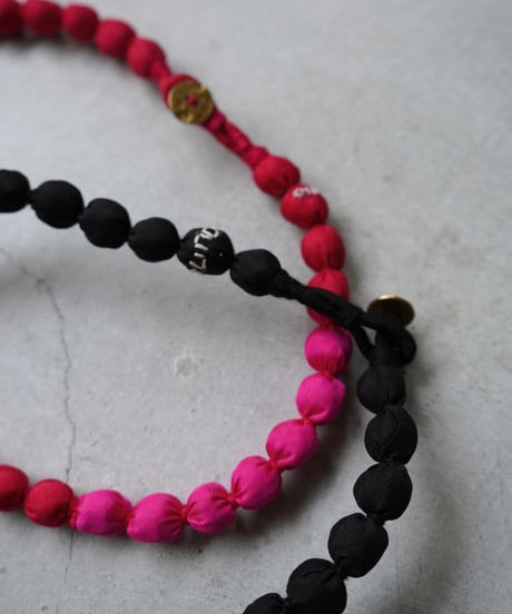 KROMALUDI / Shine Fabric Necklace (2 COLORS)