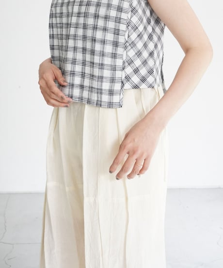 AS YET UNNAMED. - 'the essential line' / 3 Tucks Wide Pants (4 COLORS)