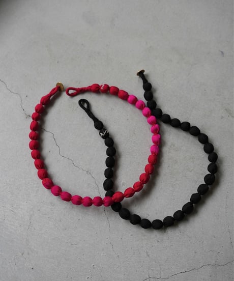 KROMALUDI / Shine Fabric Necklace (2 COLORS)