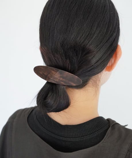 Oval Objs / oval hair barretta
