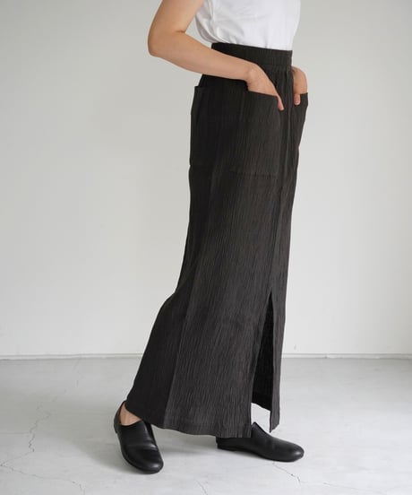 kéngo /cotton banana yoryu long skirt (2 COLORS)