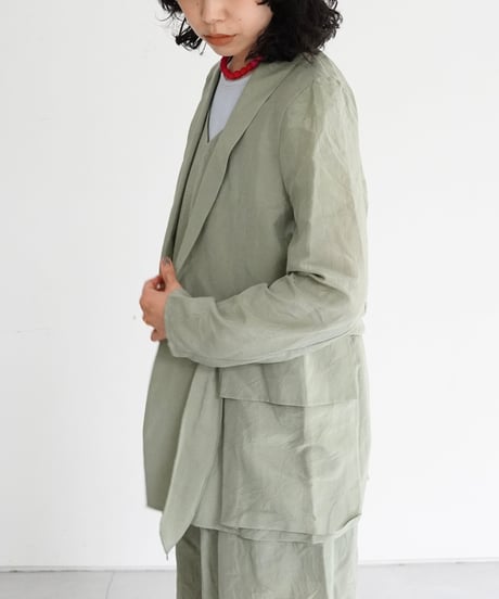 AS YET UNNAMED. - 'the essential line' / Tailored Shirts Jacket (3 COLORS)