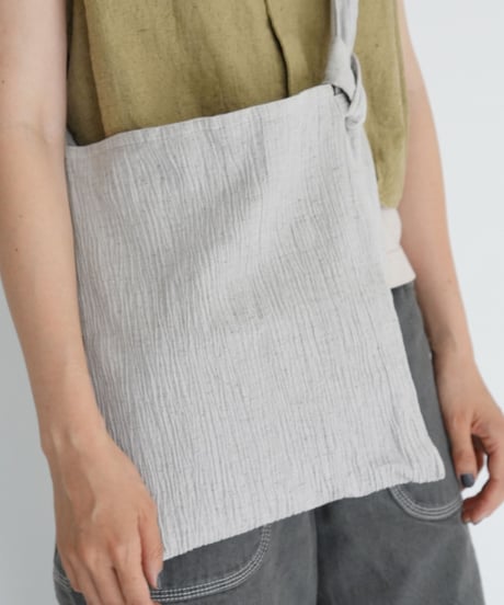 SOMEYA+kéngo+puraa / cotton banana yoryu adjustable strap tote (2 COLORS)