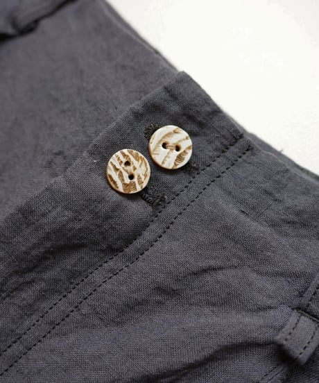 AS YET UNNAMED. / The Barrel Work Trousers (Deep Navy)