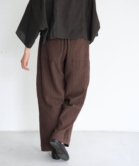 kéngo /cotton banana yoryu loose pants (4 COLORS)