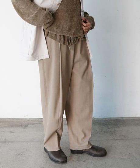 JöICEADDED / Deep Tuck Trousers (2 COLORS)