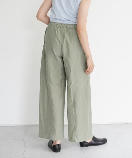 AS YET UNNAMED. - 'the essential line' / 3 Tucks Wide Pants (4 COLORS)