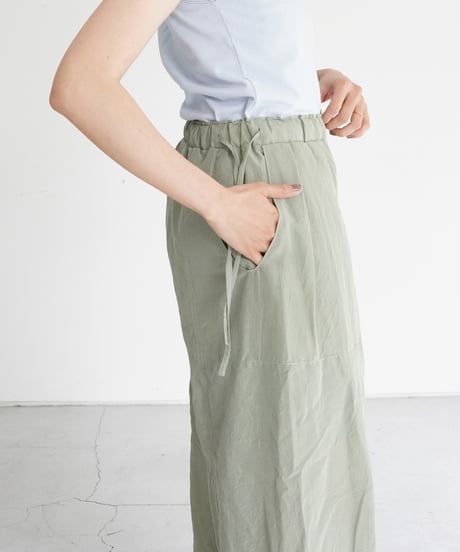 AS YET UNNAMED. - 'the essential line' / 3 Tucks Wide Pants (4 COLORS)