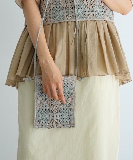 JöICEADDED / Embroidered Bag (2 COLORS)