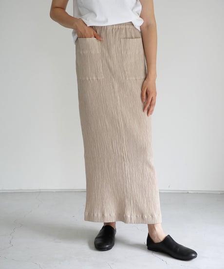 kéngo /cotton banana yoryu long skirt (2 COLORS)