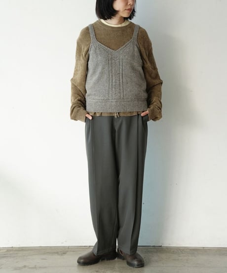 JöICEADDED / Deep Tuck Trousers (2 COLORS)
