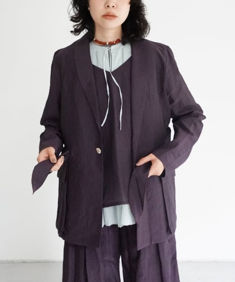 AS YET UNNAMED. - 'the essential line' / Tailored Shirts Jacket (3 COLORS)