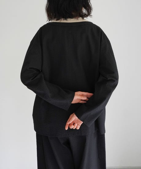 METHO / V neck easy shirt (3 COLORS)