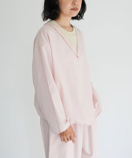 METHO / V neck easy shirt (3 COLORS)