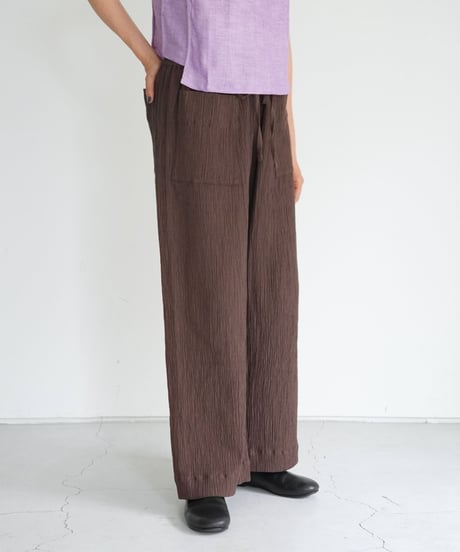 kéngo /cotton banana yoryu loose pants (4 COLORS)