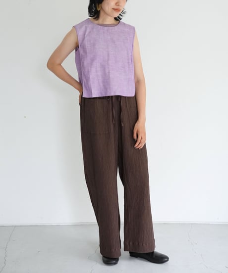 kéngo /cotton banana yoryu loose pants (4 COLORS)