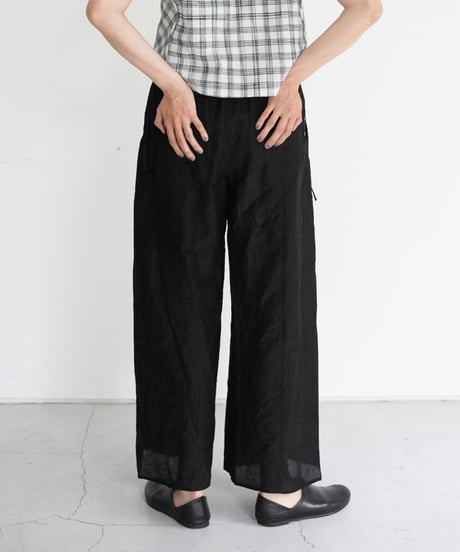 AS YET UNNAMED. - 'the essential line' / 3 Tucks Wide Pants (4 COLORS)