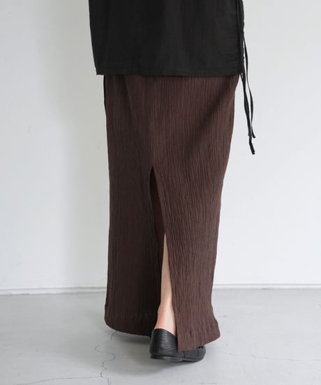 kéngo /cotton banana yoryu long skirt (2 COLORS)