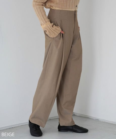 JöICEADDED / Deep Tuck Trousers (2 COLORS)