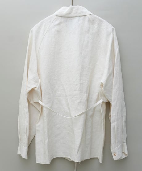 AS YET UNNAMED. - 'the essential line' / Raglansleeve Oversized Shirts (Linen-Ivory)