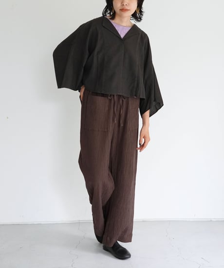 kéngo /cotton banana yoryu loose pants (4 COLORS)