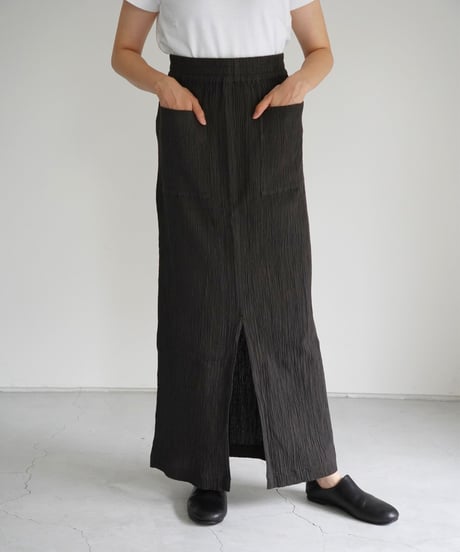 kéngo /cotton banana yoryu long skirt (2 COLORS)