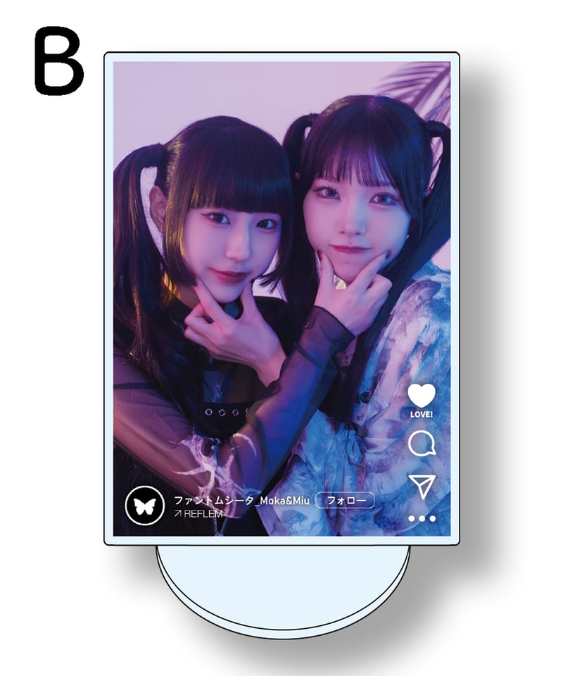 ファントムシータ ラッフルくじ B賞 アクリルスタンド 2枚 美雨 MIU ファントムシータ 美雨 ラッフル アクスタ ファントムシータ