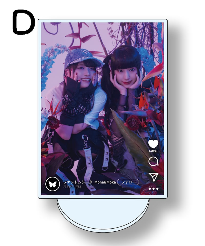 SNS風ペアアクリルスタンド（全8種） | ファントムシータ×REFLEM