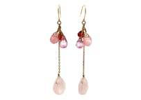 Yoseピアス13 / ピンク・クレオール