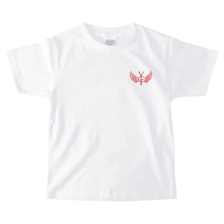 YCF TOKYO / YOU CAN FLY KIDS TEE（WHITE × RED）