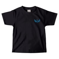 YCF TOKYO / YAREBA DEKIRU KIDS TEE（BLACK × BLUE）