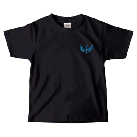 YCF TOKYO / YAREBA DEKIRU KIDS TEE（BLACK × BLUE）