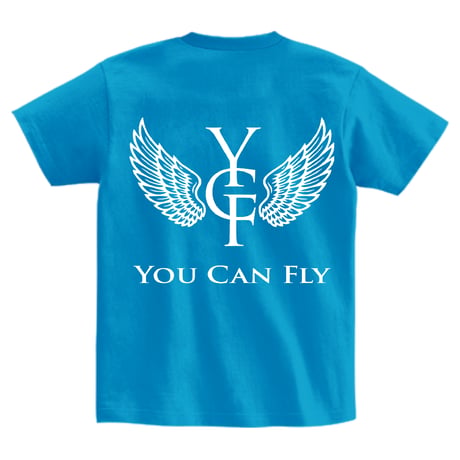 YCF TOKYO / YOU CAN FLY TEE（BLUE× WHITE）