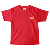 YCF TOKYO / YOU CAN KIDS FLY TEE（RED × WHITE）