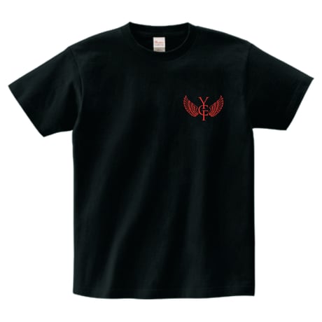 YCF TOKYO / YAREBA DEKIRU TEE（BLACK × RED）