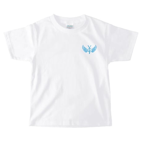 YCF TOKYO / YOU CAN FLY KIDS TEE（WHITE ×  BLUE）
