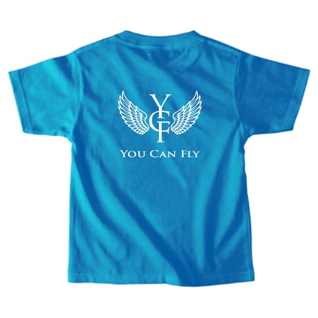YCF TOKYO / YOU CAN KIDS FLY TEE（BLUE× WHITE）